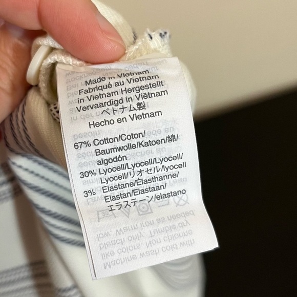 ✨Host Pick ✨ NWT Madewell Tie-Sleeve Dress in Indigo Stripe - Picture 7 of 8